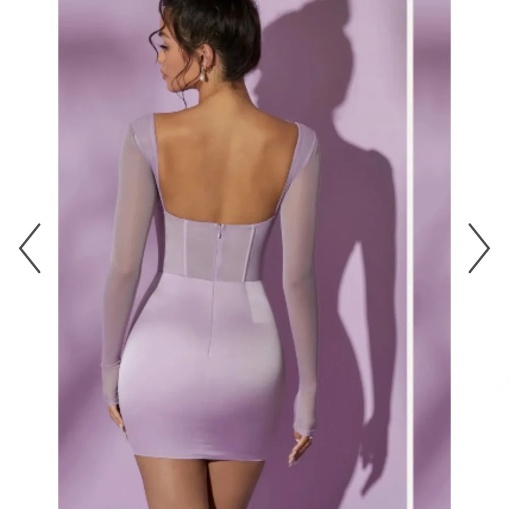 Oh Polly Lilac Dress - Picture 2 of 6